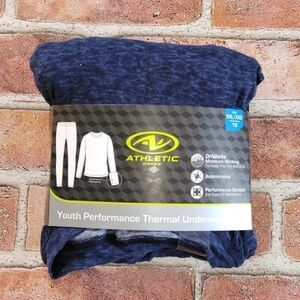 Boys Performance Thermal Underwear Pajama Lounge Sleep Set Size XXL 18